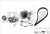Комплект ГРМ + помпа Hyundai Santa Fe/Tucson 2.0/2.2 CRDi 01-12/Kia Sportage/Ceed 04- (25x123z) DOLZ KD172 (фото 1)
