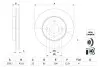 TARCZA HAM NISSAN MICRA III K12 1.2 16V 03-10/ RENAULT CLIO III 1.5DCI 05-12 BOSCH 0986479G95 (фото 1)