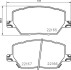 Колодки тормозные (передние) Fiat 500X 1.4-1.6/1.6-2.0D 14-/ Jeep Renegade1.4-1.6/2.0CRD 14- BREMBO P23164X (фото 1)