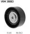 Ролик генератора BMW X1 (F48)/X2 (F39) 14- (паразитний) (65х26), B37/B38/B42/B46/B47/B48 SKF VKM38883 (фото 2)