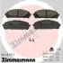 Колодки гальмівні (передні) Toyota Rav4 20-/Highlander 19-/Kluger 21-/Suzuki Across 20- ZIMMERMANN 264481752 (фото 1)