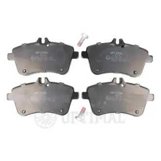 Фото klocki hamulcowe mercedes-benz a-class (w169), b-class (w245) 04-12 przod szt Optimal BP12246 KLOCKI HAMULCOWE MERCEDES-BENZ A-CLASS (W169), B-CLASS (W245) 04-12 PRZOD SZT Optimal BP12246
