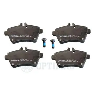 Фото klocki hamulcowe mercedes-benz a-class (w169), b-class (w245) 04-12 przod szt Optimal BP12385 KLOCKI HAMULCOWE MERCEDES-BENZ A-CLASS (W169), B-CLASS (W245) 04-12 PRZOD SZT Optimal BP12385
