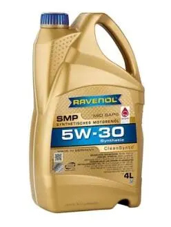 Фото мастило моторне SMP 5W30 CleanSynto 4L A3/B4, C3, BMW LL-04, VW504.00/507.00 RAVENOL 111112600401999 Мастило моторне SMP 5W30 CleanSynto 4L A3/B4, C3, BMW LL-04, VW504.00/507.00 RAVENOL 111112600401999