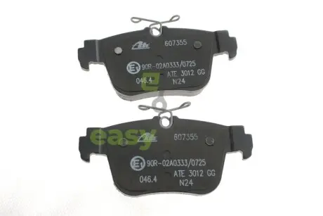 Колодки гальмівні (задні) Audi A3/Skoda Octavia/VW Golf VIII 1.4/2.0 TSI 20- ATE 13046073552