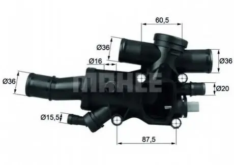 TERMOSTAT CITROEN C4/C4 GRAND PICASSO/C4 PICASSO/C5/C5 ESTATE/BREAK/C8 SZT MAHLE MAHLE / KNECHT 72347004