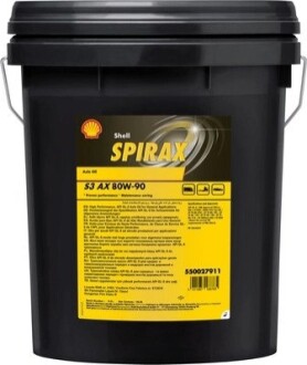 OLEJ SPIRAX S3 AX 80W90 20L API GL-5 ML-L-2105D MB 235.6 20L SHELL 550027911