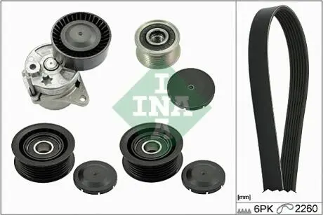 ZESTAW PASKA MICRO-V ZESTAW PASKA MICRO-V SZT MERCEDES 2.2CDI 2002> SZT INA 529011520 (фото 1)