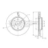 Диск гальмівний (передній) Citroen C4/Peugeot 208/308 1.0-2.0 04- (302x26) PRO TOMEX TX7364 (фото 2)
