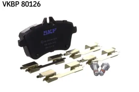 Фото колодки тормозные (передние) MB A-class (W169)/B-class (W245) 04-12 (Lucas) Q+ SKF VKBP80126 Колодки тормозные (передние) MB A-class (W169)/B-class (W245) 04-12 (Lucas) Q+ SKF VKBP80126