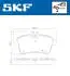 Фото 6 - колодки тормозные (передние) MB A-class (W169)/B-class (W245) 04-12 (Lucas) Q+ SKF VKBP80126 Колодки тормозные (передние) MB A-class (W169)/B-class (W245) 04-12 (Lucas) Q+ SKF VKBP80126 (фото 6)