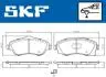 Колодки тормозные (передние) Opel Combo 01-/Corsa C 00-09/Meriva A/Tigra 03-10 SKF VKBP80062A (фото 2)