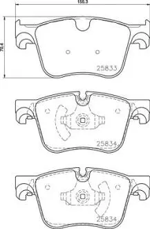 Колодки тормозные (передние) Citroen C4 Picasso/Grand Picasso/Peugeot 308 13- BREMBO P61127X
