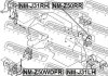 Подушка двигуна передня (гідравлічна) (NISSAN MURANO Z50 2002-2007) FEBEST NMZ50WDFR (фото 3)