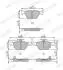 Колодки гальмівні (задні) Subaru Impreza/Outback/Legacy 14- (Akebono) Q+ FERODO FDB5244 (фото 2)