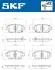 Колодки тормозные (передние) Toyota Corolla 01-08/Prius 03-09/Yaris 99-05 SKF VKBP80382A (фото 2)