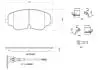 Klocki ham. AUDI A3 Limousine (8YS) 03/20-&gt; / AUDI A3 Sportback (8YA) 11 BREMBO P85193 (фото 1)