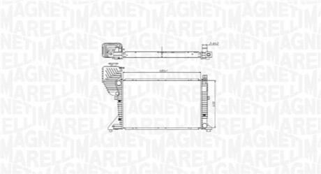 Chodnica MERCEDES SPRINTER 208/211/213/216/308/311/316/408/411/416 -06 MAGNETI MARELLI 350213177400