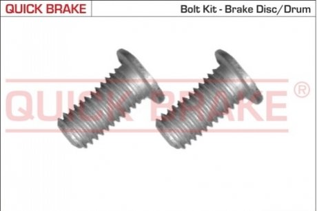 KPL=2SZT!!!! ЧRUBA TARCZY HAM. RENAULT P. ESPACE/LAGUNA/SAFRANE 92-02 QUICK BRAKE 11672K