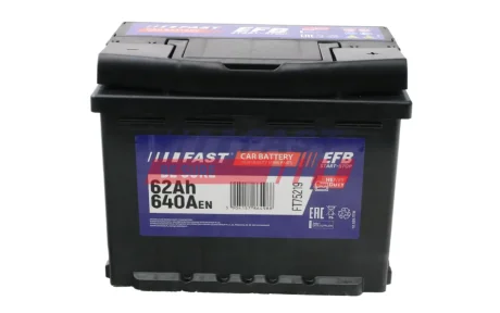 Акумуляторна батарея 65Ah/680A (278x175x175/+R/B13) (Start-Stop EFB) FAST FT75219