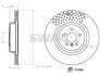 Диск гальмівний (задній) 5 (G30/F90)/X5 (G05)/X6 (G06) 18- (370x24) SWAG 33105258 (фото 3)