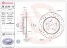 Диск тормозной (задний) Toyota Camry 2.0-3.5 16V 17- (281x12) PRO BREMBO 08D4181X (фото 1)