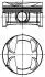 Поршень Citroen Berlingo/Peugeot Partner 1.6 VTi 09- (77.00mm/STD) FAI PK67000 (фото 1)