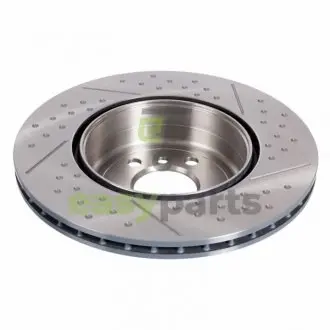 Диск тормозной (задний) BMW 3 (F30/F80/F34)/4 (F36) 11- (345x24) SWAG 20105725