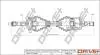 Полуось Opel Combo 1.6/1.7DTI/DI 01- (L) (22x22x580x29T) (+ABS) DR!VE+ DP2110100487 (фото 1)
