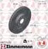 Диск тормозной (передний) VW Passat 08-/Golf 12- (340x30) PRO+ ZIMMERMANN 600324355 (фото 1)