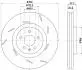 Диск гальмівний (передній) Porsche Macan 14- (R) (350x34) PRO+ HELLA 8DD355134351 (фото 4)