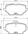 Колодки тормозные (задние) MB GLE (V167) 18- OM654/OM656 (Trw) HELLA 8DB355040331 (фото 1)