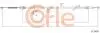 Трос ручника (задний) (R) Toyota Corolla 05-09 (1984/1763 мм)) COFLE 92171439 (фото 1)