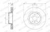 Диск тормозной (передний) Tesla Model S/X 16-(355х32) PRO+ FERODO DDF3013C1 (фото 2)