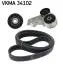 ZESTAW PASKA PK. FORD TRANSIT CONNECT,TOURNEO CONNECT 02-13 SKF VKMA34102 (фото 1)
