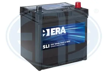 AKUMULATOR 50AH/360A 12V +P PLUS JAP 200X173X221 SZT ERA S55012