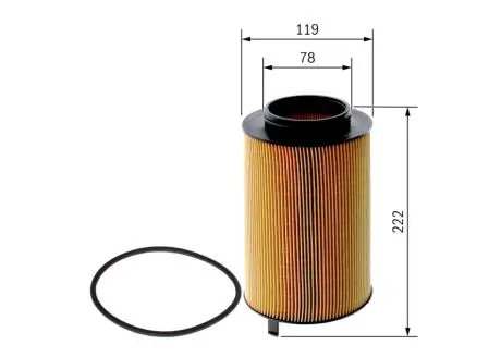 FILTR OLEJU TRUCK MAN TGS 07-, TGX 07- BOSCH F026407330