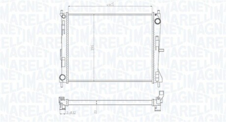 Chodnica RENAULT CLIO III (BR0/1, CR0/1) 1.2 16V/1.5dCi MAGNETI MARELLI 350213165300 (фото 1)