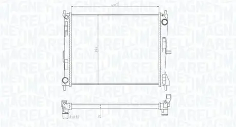 Chodnica RENAULT CLIO III (BR0/1, CR0/1) 1.2 16V/1.5dCi MAGNETI MARELLI 350213165300