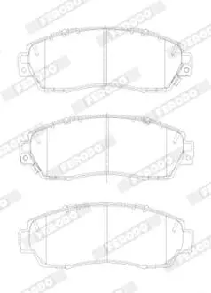 Фото колодки гальмівні (передні) Honda CR-V IV/Crosstour 12- FERODO FDB4620 Колодки гальмівні (передні) Honda CR-V IV/Crosstour 12- FERODO FDB4620