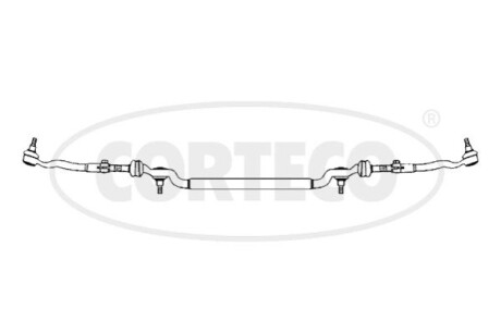 Тяга рульова BMW 7 (E38) 94-01 (подовжня) (трапеція))) CORTECO 49396055