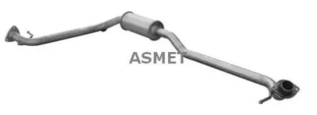 T?UMIK 13.036 ?RODKOWY HONDA JAZZ III 1.2 08-11 ASMET 13036