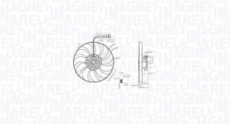 Elektrowentylator chłodnicy VW TRANSPORTER IV 2.5 D MAGNETI MARELLI 069422886010