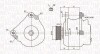 ALTERNATOR SKODA/ SEAT/ VW 1,4 SZT MAGNETI MARELLI 063731729010 (фото 1)