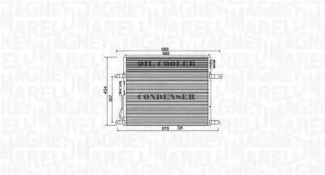 Skraplacz JEEP GRAND CHEROKEE II (WJ WG)2.7 CRD 4x4 MAGNETI MARELLI 350203967000