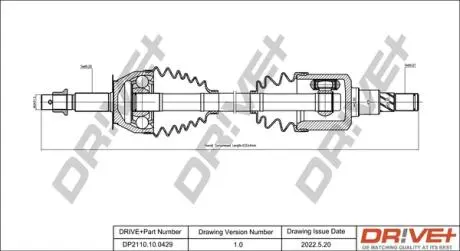 P├ô┼üO┼Ü NAP─śDOWA NISSAN NAVARA 05- LEWA/PR AWA DR!VE+ DP2110100429