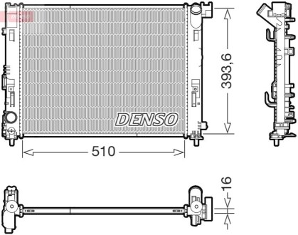 Chodnica NISSAN / RENAULT MICRA V / CLIO V 16- DENSO DRM46103