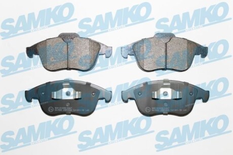 Комплект дисковых тормозных колодок. MEGANE III SAMKO 5SP1534