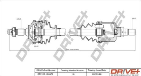 P├ô┼üO┼Ü NAP─śDOWA PEUGEOT 406 2.0 99-04 LEW A DR!VE+ DP2110100576