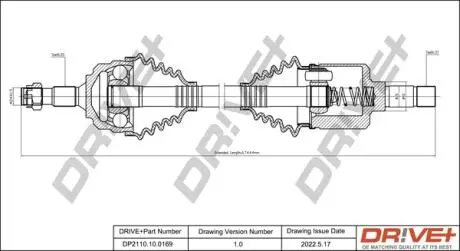 P├ô┼üO┼Ü NAP─śDOWA CITROEN C5 2.0HDI 01- LEW A DR!VE+ DP2110100169